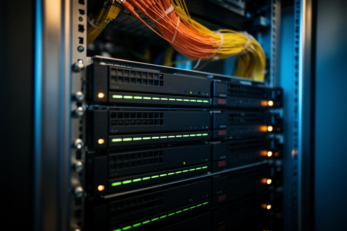 Serwer plików w stojaku rack — konfiguracja Virtline